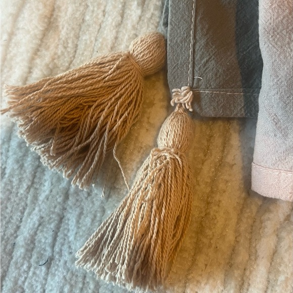 Urban Outfitters Pink and Gray Blanket - Picture 5 of 6